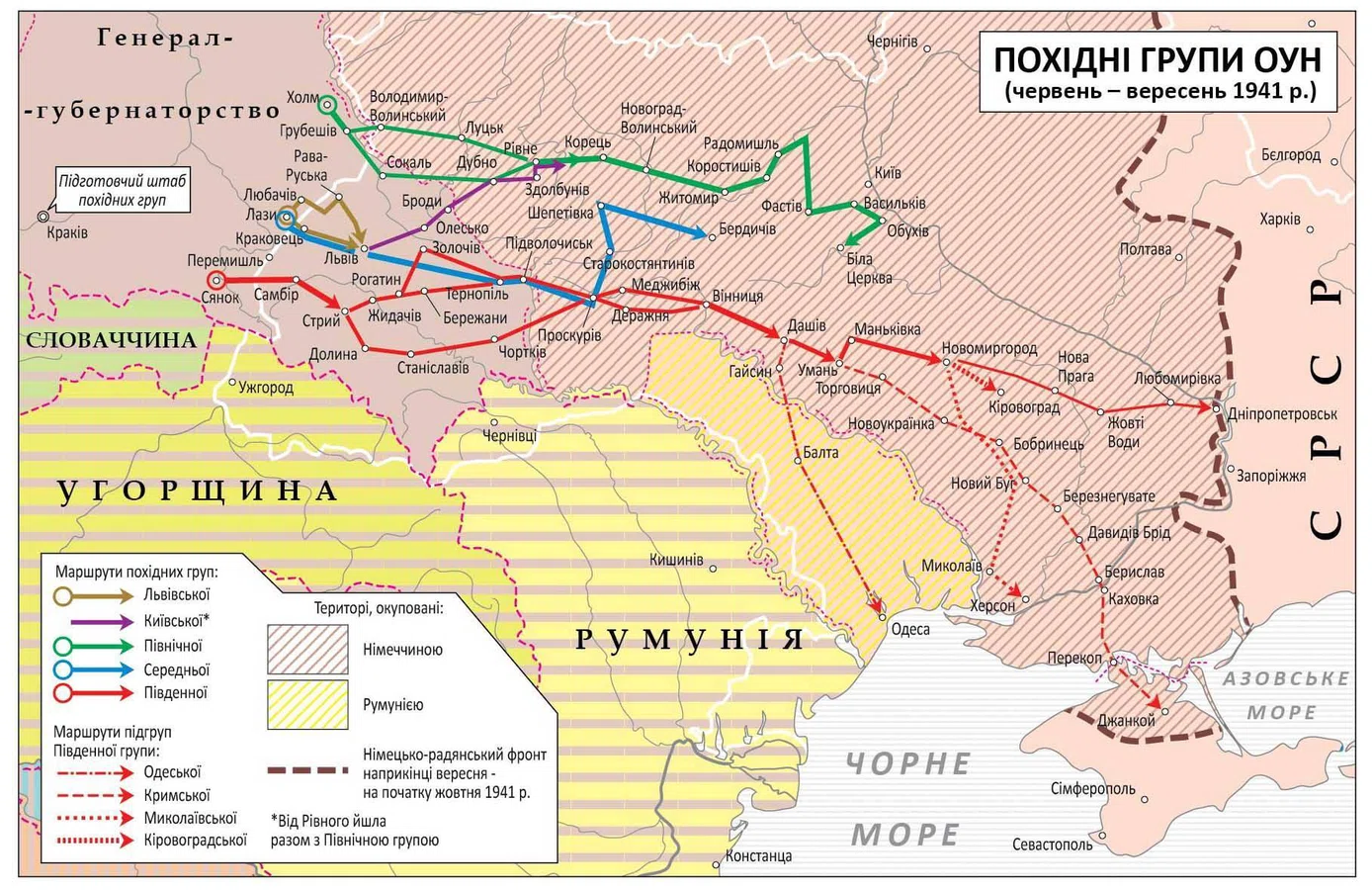 ПОХІДНІ ГРУПИ ОУН ТА ЇХ ДІЯЛЬНІСТЬ У ПРОСКУРОВІ — фото 1